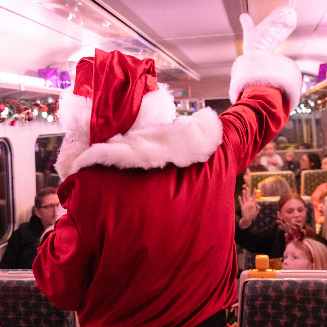 Read the story on board THE POLAR EXPRESS™ Train Ride London
